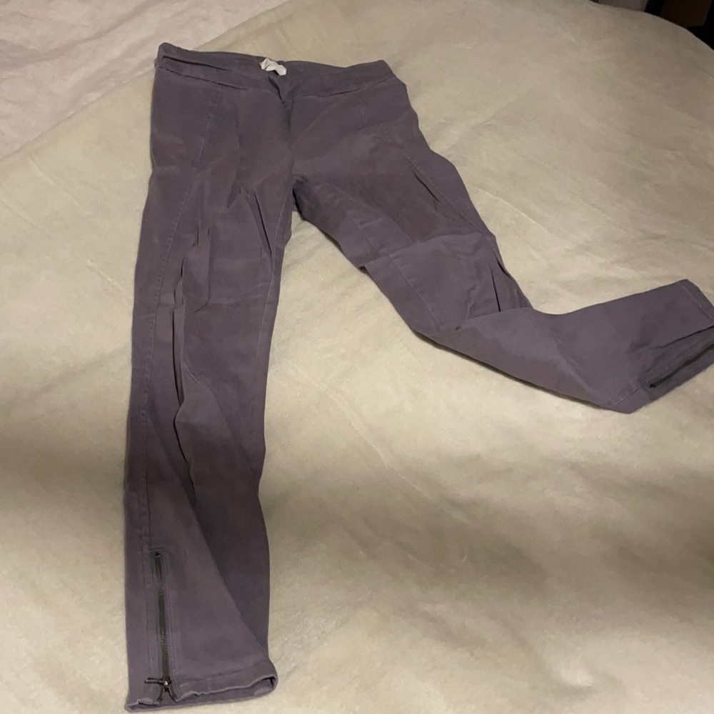 Lou & Grey stretch pant leggings with side zippers